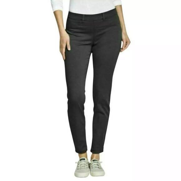 Orvis Stone Stretch Twill Ankle Crop Pants Pull-On Style Elastic Waist Bottoms 6 - Picture 1 of 6